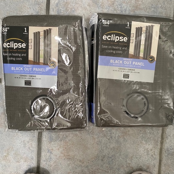 Eclipse Other - Eclipse curtain grommet black out panel 2 pannel